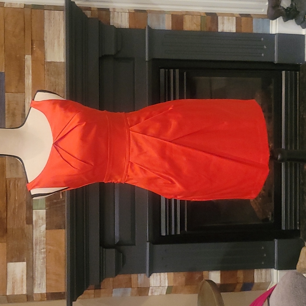 Fuschia sheath knee length dress. Size 3.